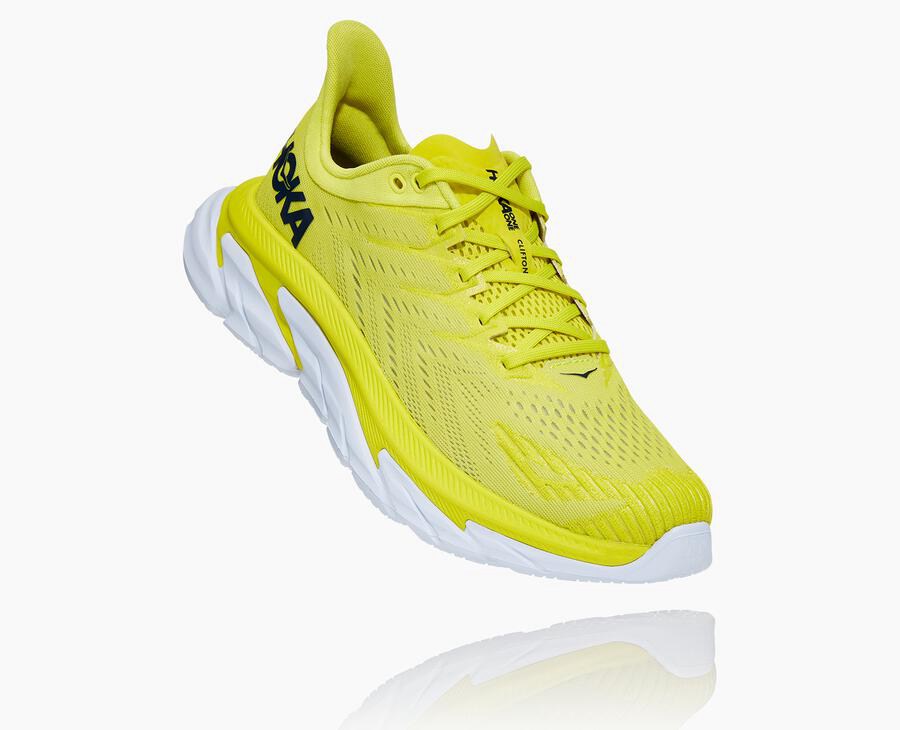 Tenis Hoka One One Hombre Fluorescentes - Clifton Edge - FWKO42316